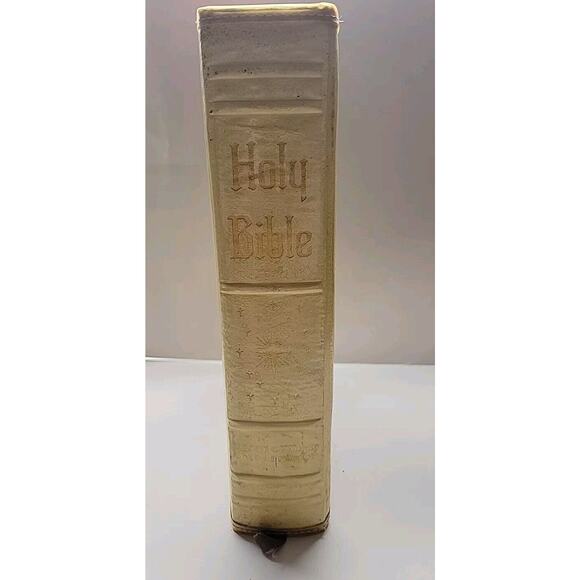 Holy Bible Peace of Mind Deluxe Red Letter Edition 1960 Large Leather Covered - Picture 2 of 16